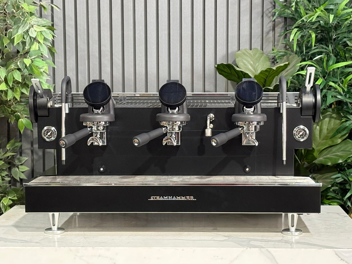 XLVI Steamhammer X - - 3 Group Commercial Espresso Machine - Commercial - Black
