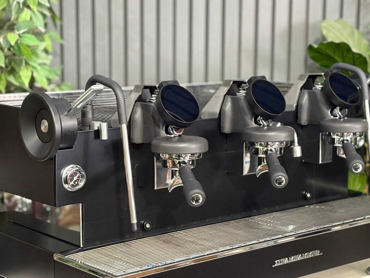 XLVI Steamhammer X - - 3 Group Commercial Espresso Machine - Commercial - Black