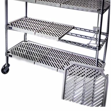 Atlas Shelving 5 Shelf Add-on Plastic Matt Shelving 1065mmW x 455mmD x 1880mmH (includes 5 Shelves, 2 posts only & all hardware) - APM18427EPL5