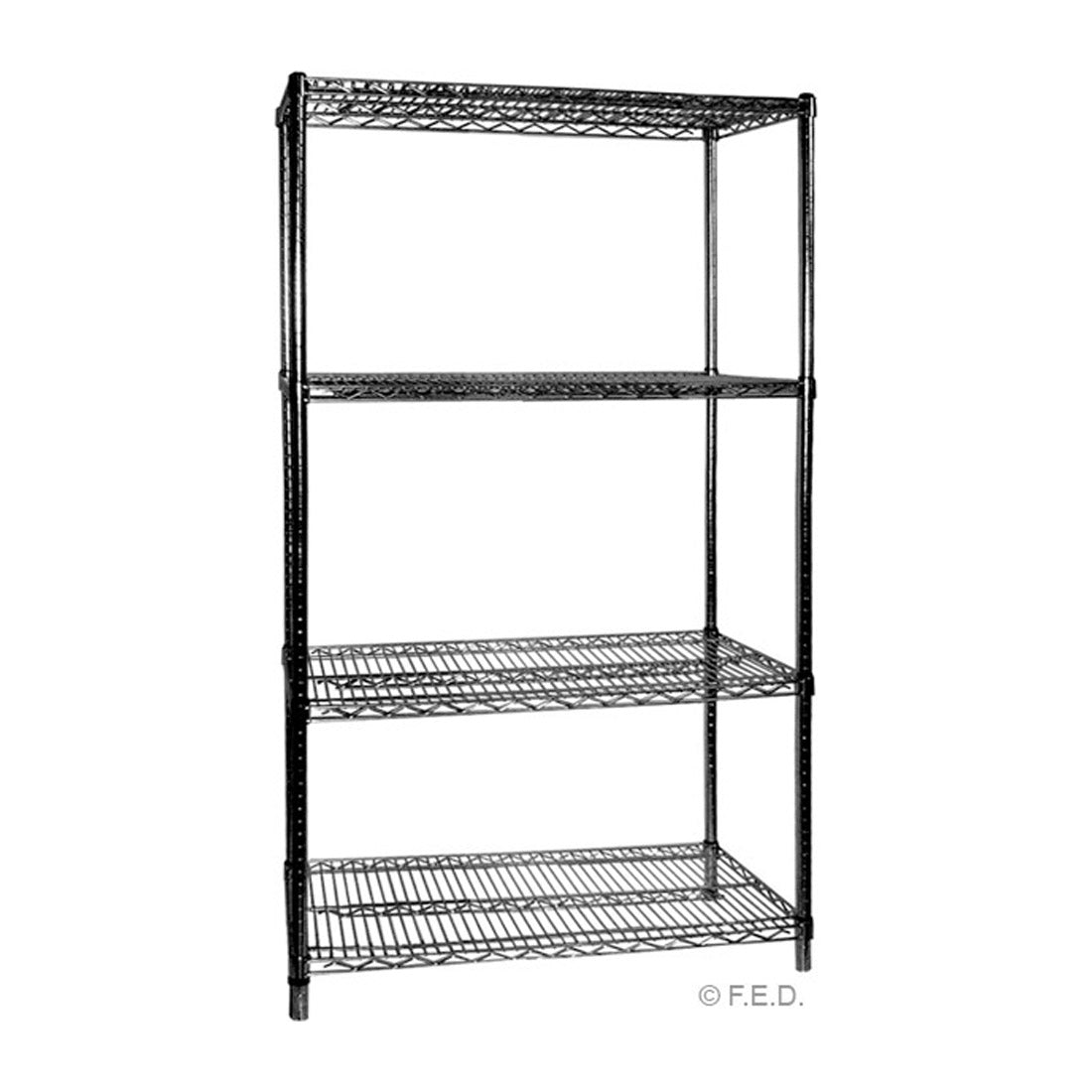 Modular Systems Four Tier Shelving - 610 Mm Deep X 1880 High Width B24/24
