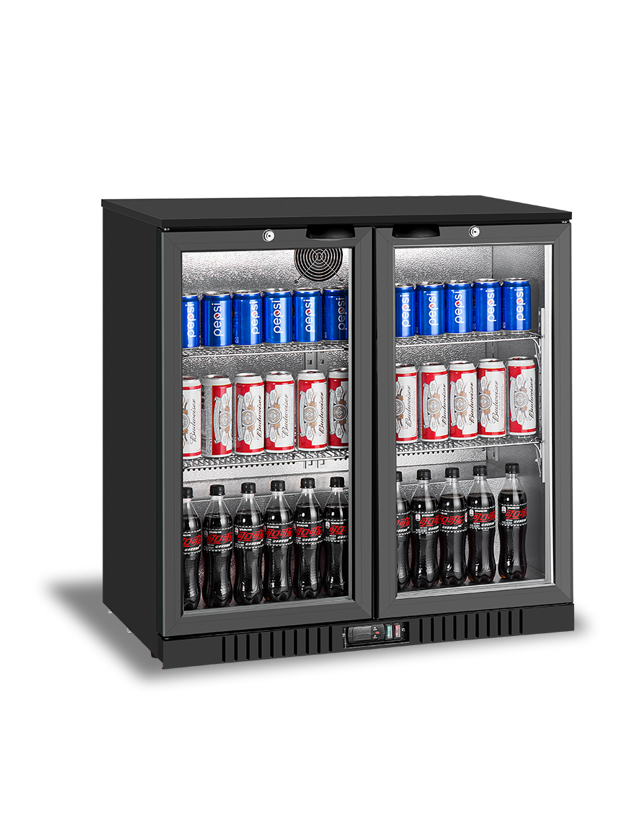 2 Door Bar Fridges Swing Door | Atosa | BB-208HEC