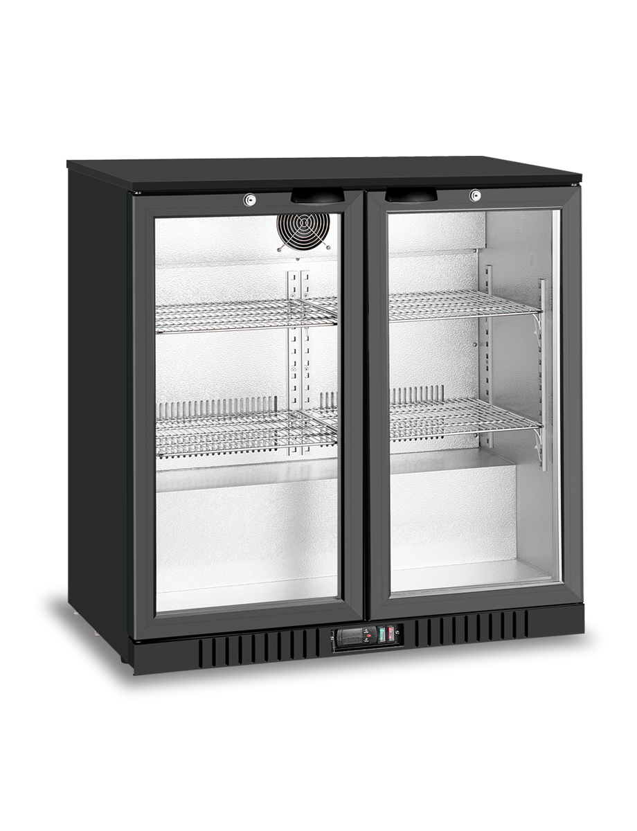 2 Door Bar Fridges Swing Door | Atosa | BB-208HEC