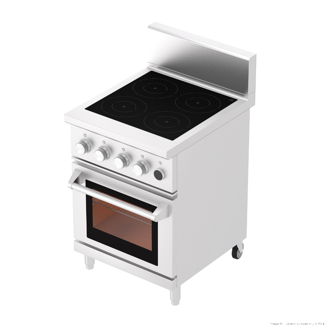 Brenner Volt 800 Series 4 zones Induction Range with one Fan Forced Oven - BREE8-600ICO