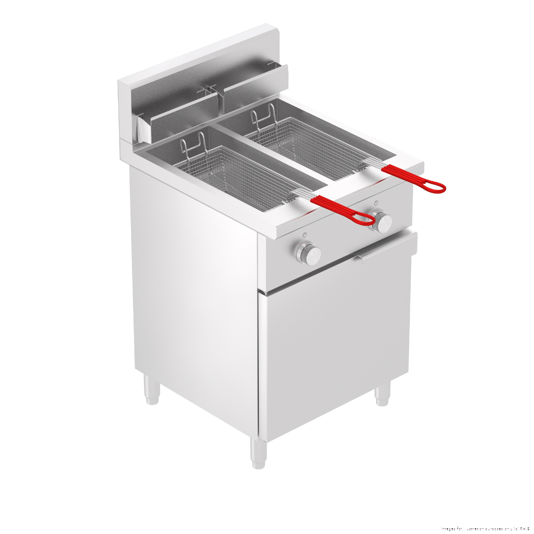 Brenner Volt 800 Series 2 x 25L Twin Tank Induction Deep Fryer - BREE8-600IFD