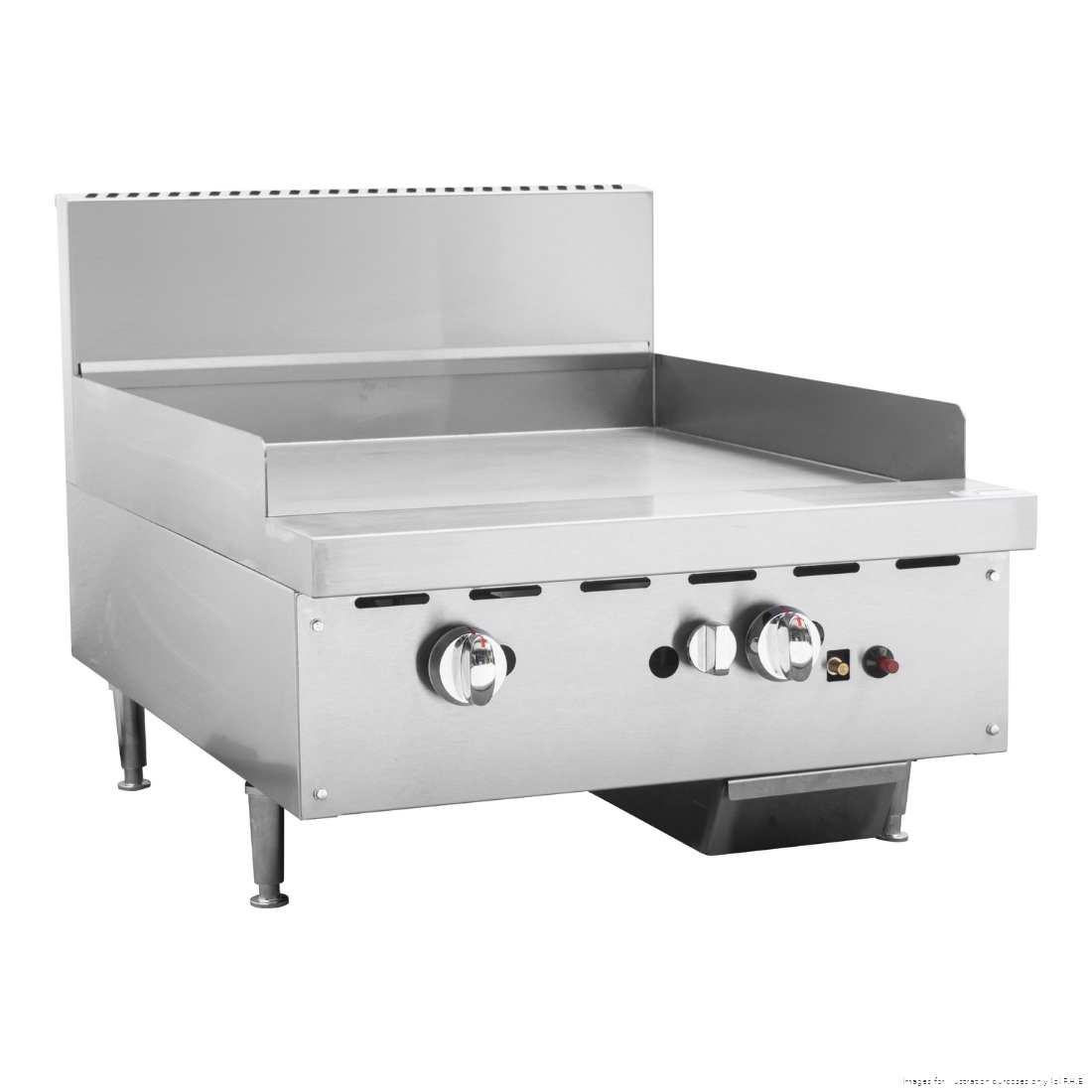 BRENNER Forge 800 Series Bench Top Gas Griddle NG with 2 burners - BREG8G-600N