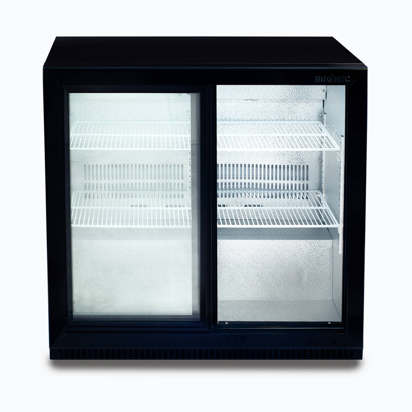 Bromic Back Bar Fridge - 190L - 2 Doors - Sliding BB0200GDS-NR-1
