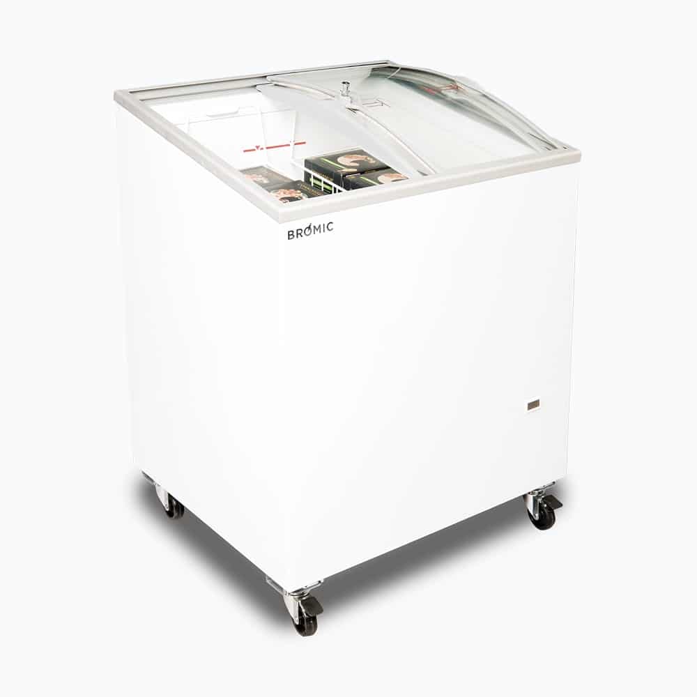 Bromic Display Chest Freezer - 176L - Curved Glass Top CF0200ATCG-NR