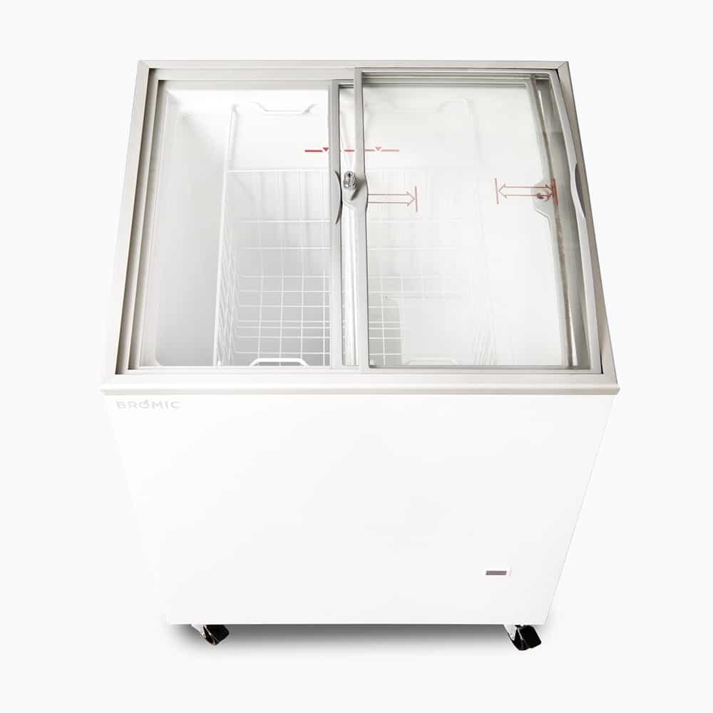 Bromic Display Chest Freezer - 176L - Curved Glass Top CF0200ATCG-NR