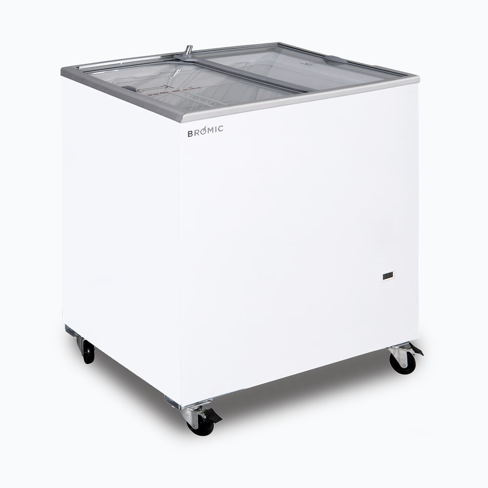 Bromic Display Chest Freezer - 191L - Flat Glass Top CF0200FTFG-NR
