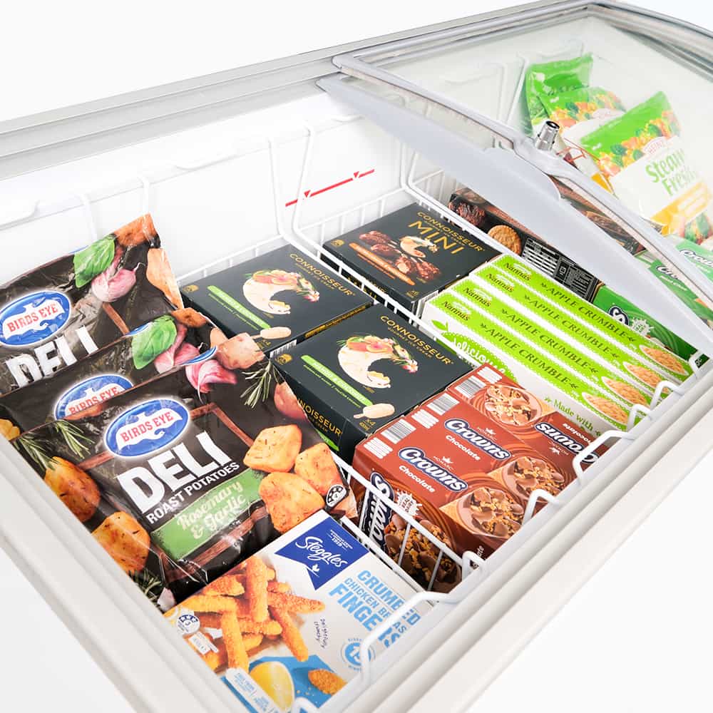 Bromic Display Chest Freezer - 352L - Curved Glass Top CF0400ATCG-NR