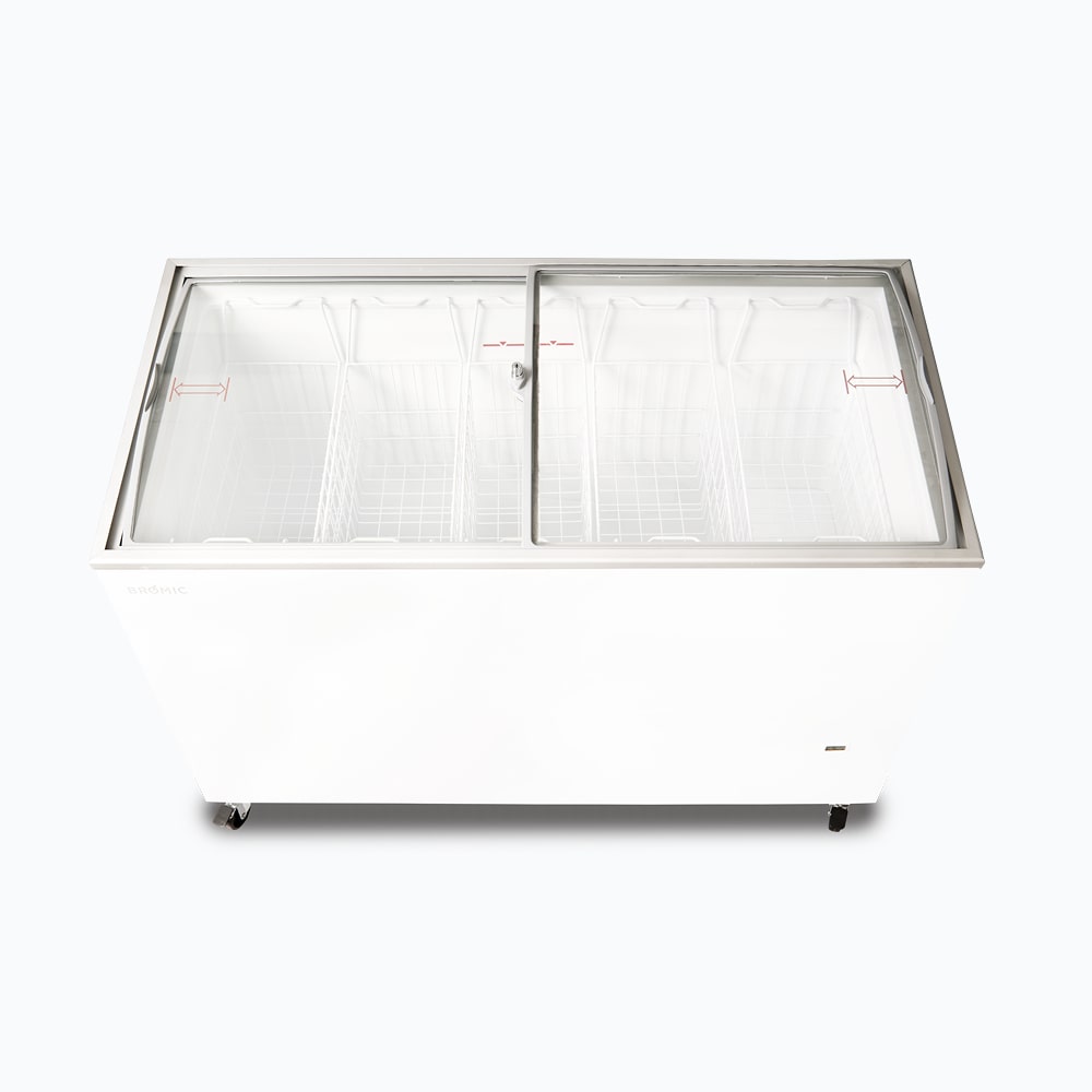 Bromic Display Chest Freezer - 352L - Curved Glass Top CF0400ATCG-NR