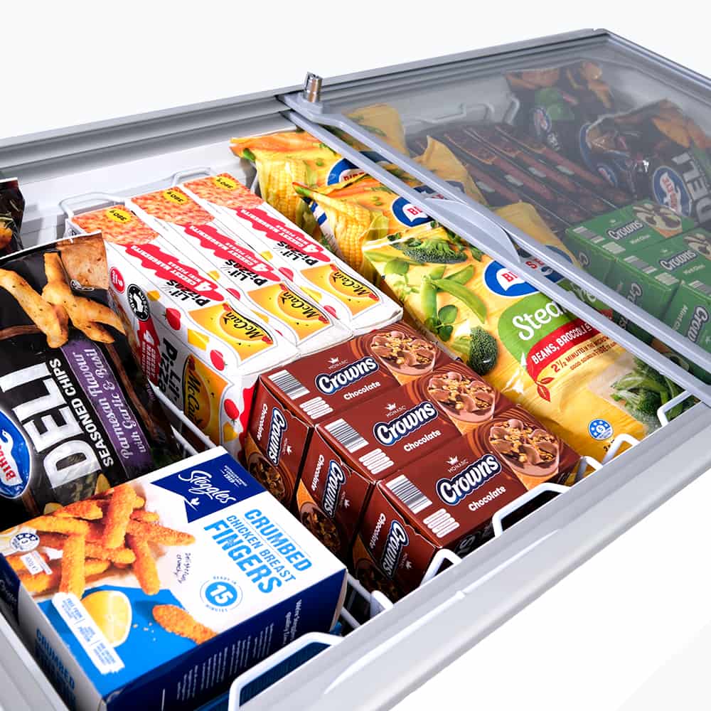 Bromic Display Chest Freezer - 401L - Flat Glass Top CF0400FTFG-NR