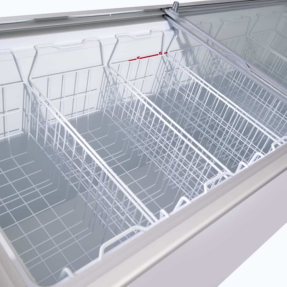 Bromic Display Chest Freezer - 491L - Flat Glass Top CF0500FTFG-NR