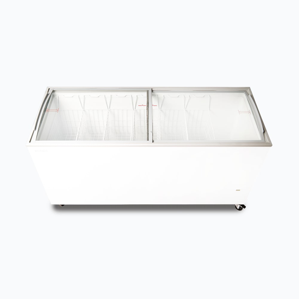 Bromic Display Chest Freezer - 555L - Curved Glass Top CF0600ATCG-NR