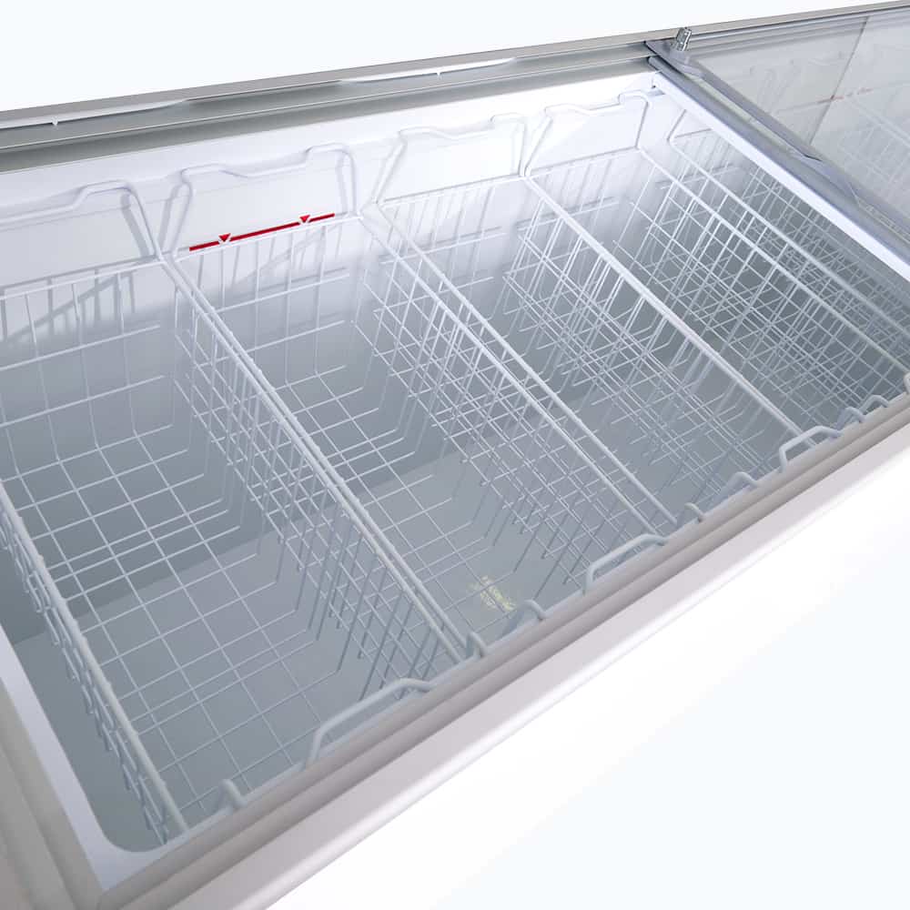 Bromic Display Chest Freezer - 670L - Flat Glass Top CF0700FTFG-NR