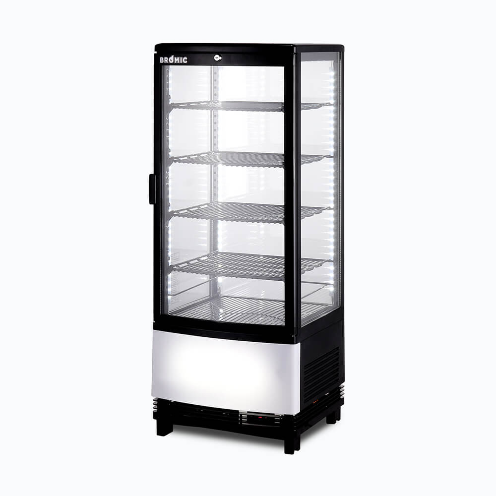 Bromic Countertop Fridge - 98L - 1 Door - Curved Glass CT0100G4BC-NR