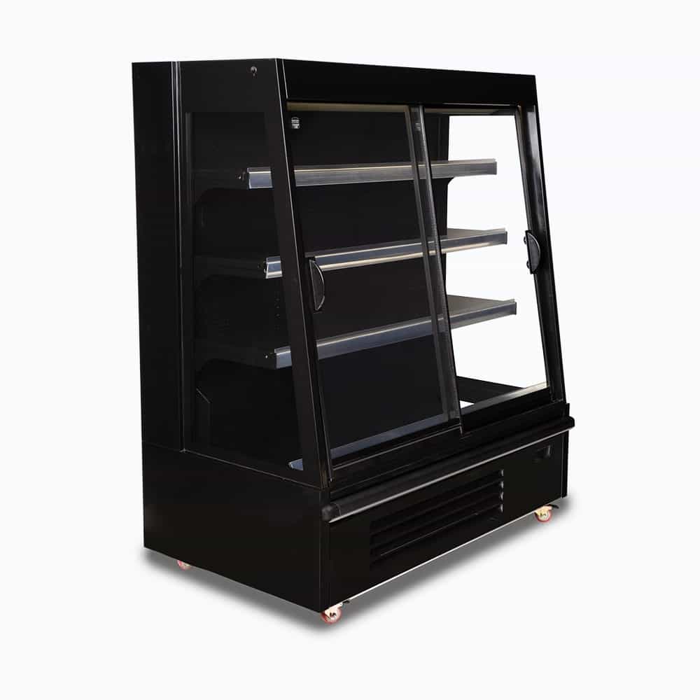 Bromic Semi Vertical Display Fridge - 1250mm - 2 Doors - Sliding SVM1250SD-NR