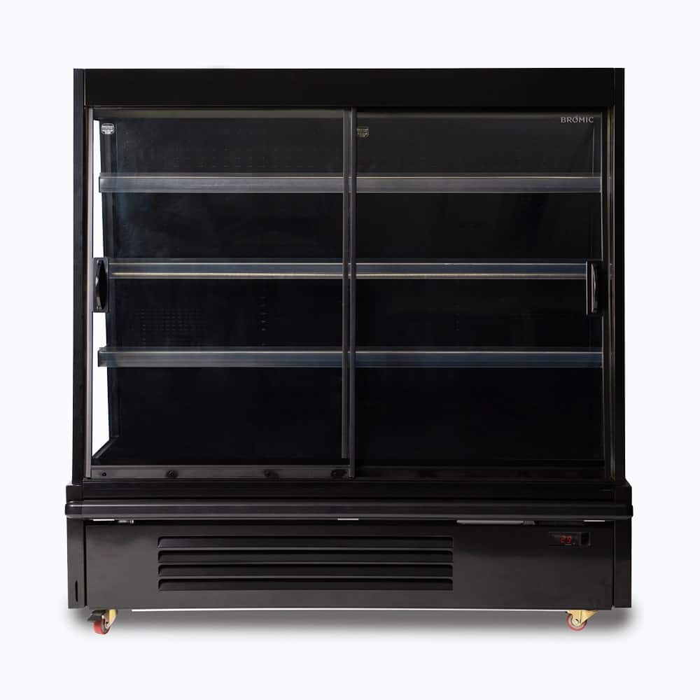 Bromic Semi Vertical Display Fridge - Gondola - 1580mm - 2 Doors - Sliding SVM1580SD-NR
