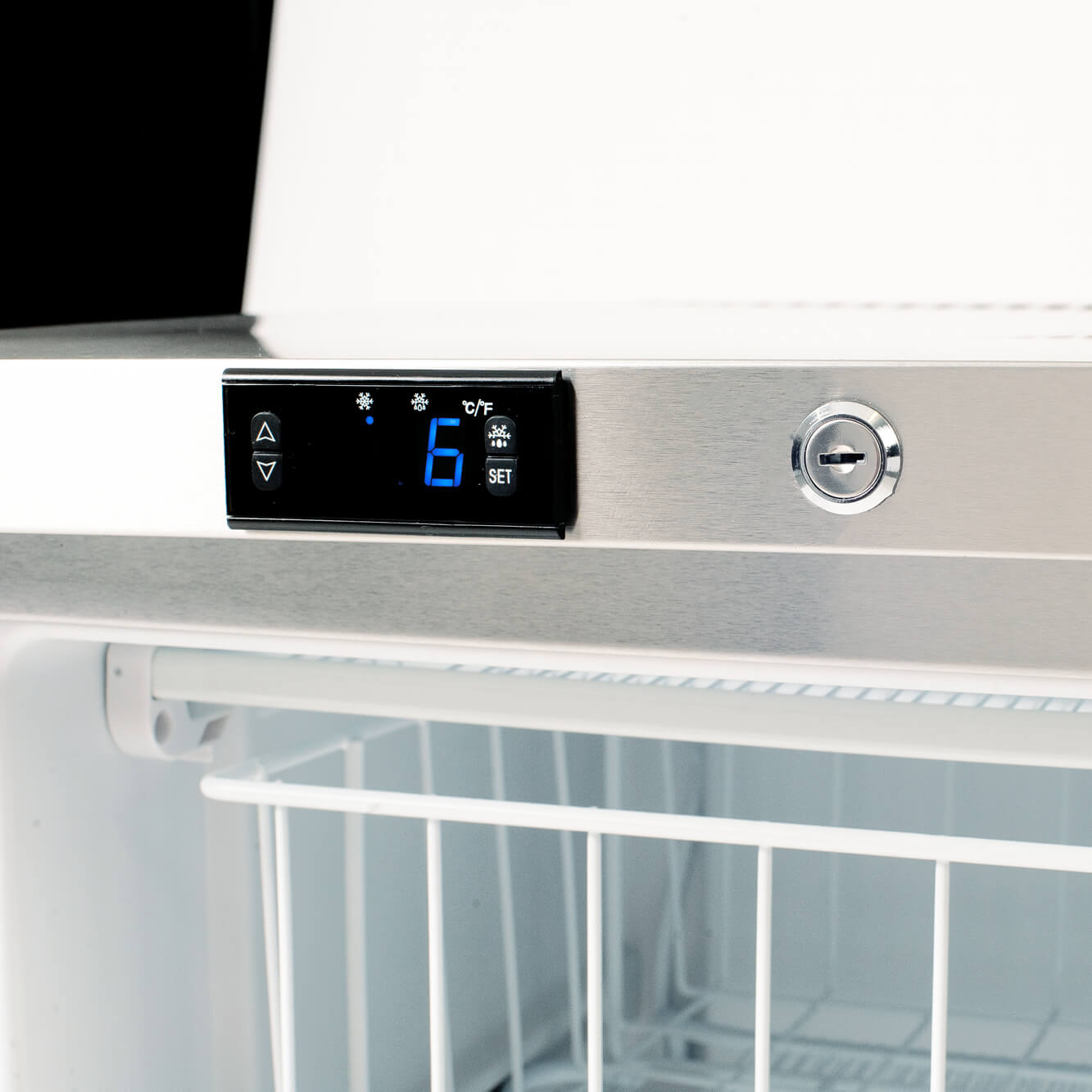 Bromic Under Bench Freezer - 115L - 1 Door - Stainless Steel UBF0140SD-NR