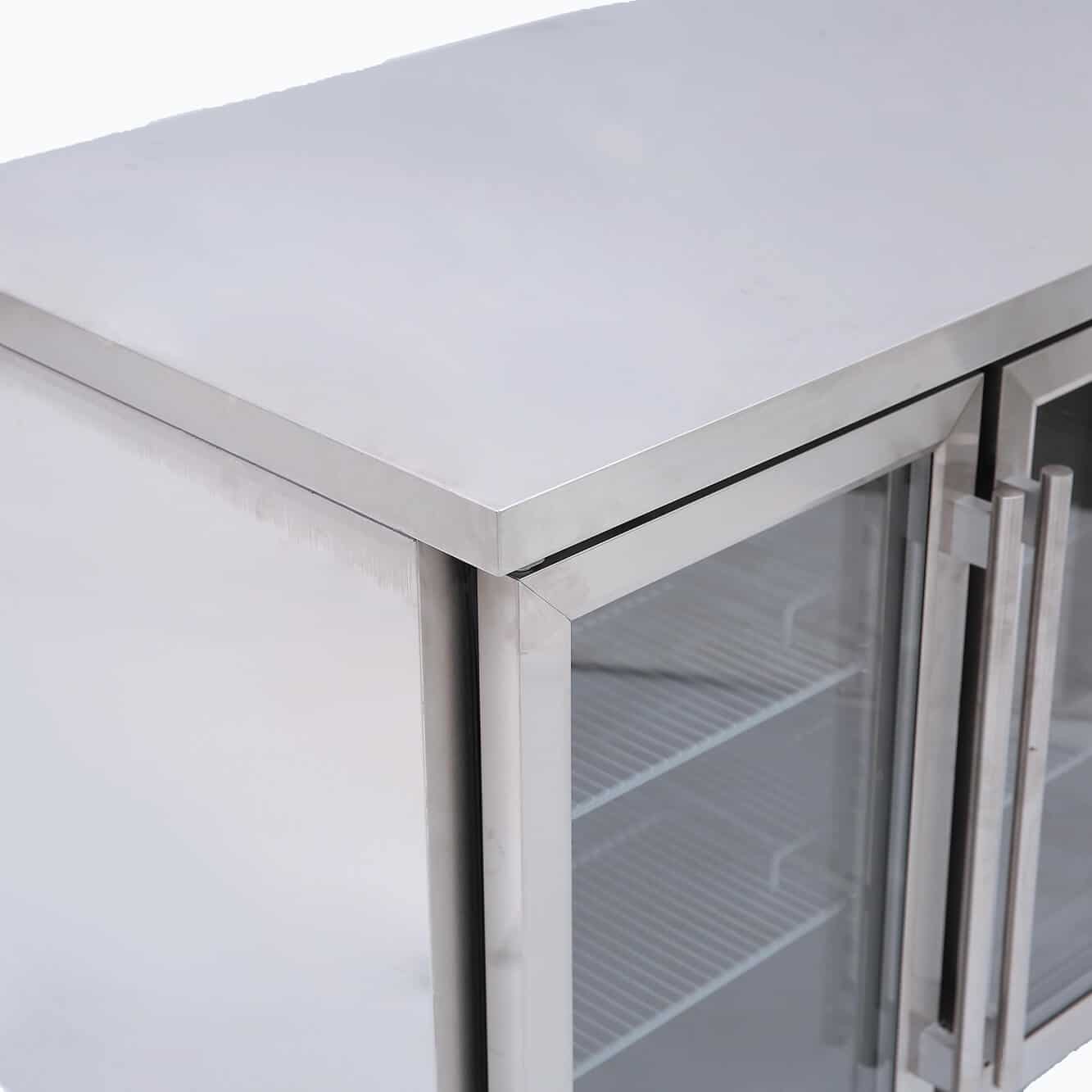 Bromic Under Bench Display Fridge - 282L - 2 Doors - Glass UBC1360GD-NR