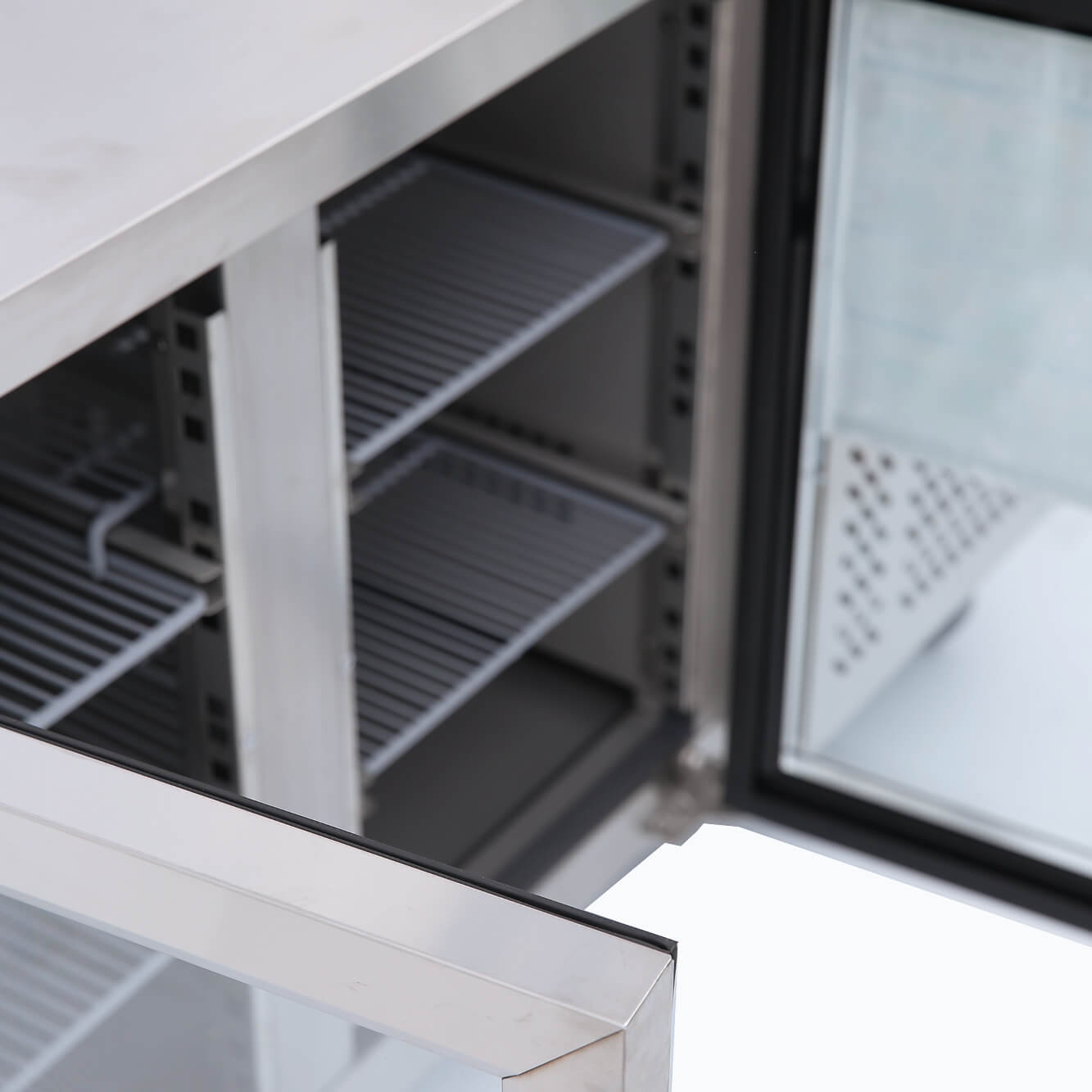 Bromic Under Bench Display Fridge - 282L - 2 Doors - Glass UBC1360GD-NR