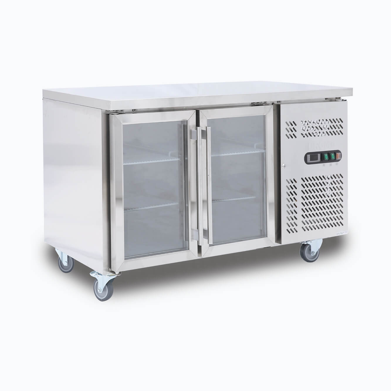 Bromic Under Bench Display Fridge - 282L - 2 Doors - Glass UBC1360GD-NR