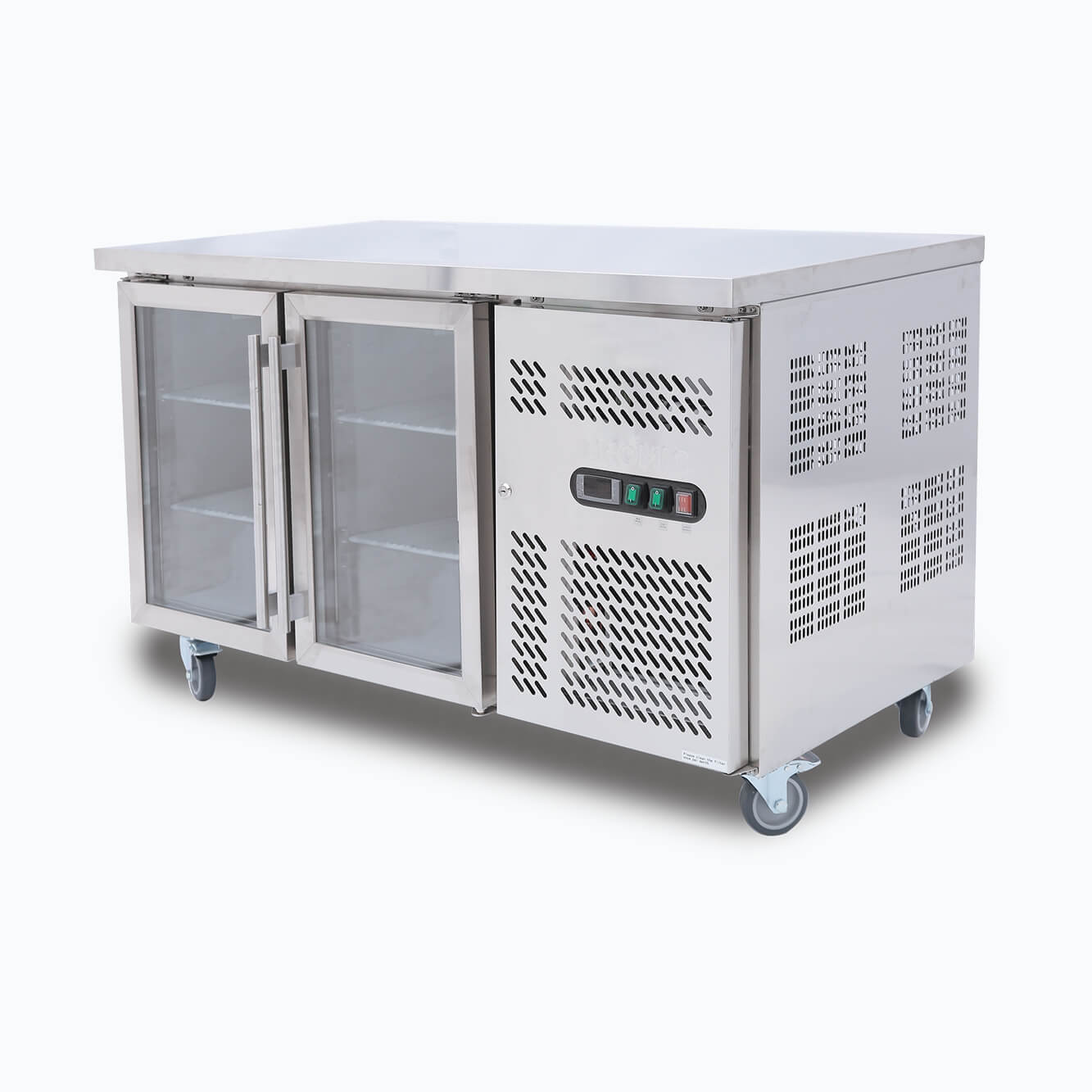 Bromic Under Bench Display Fridge - 282L - 2 Doors - Glass UBC1360GD-NR