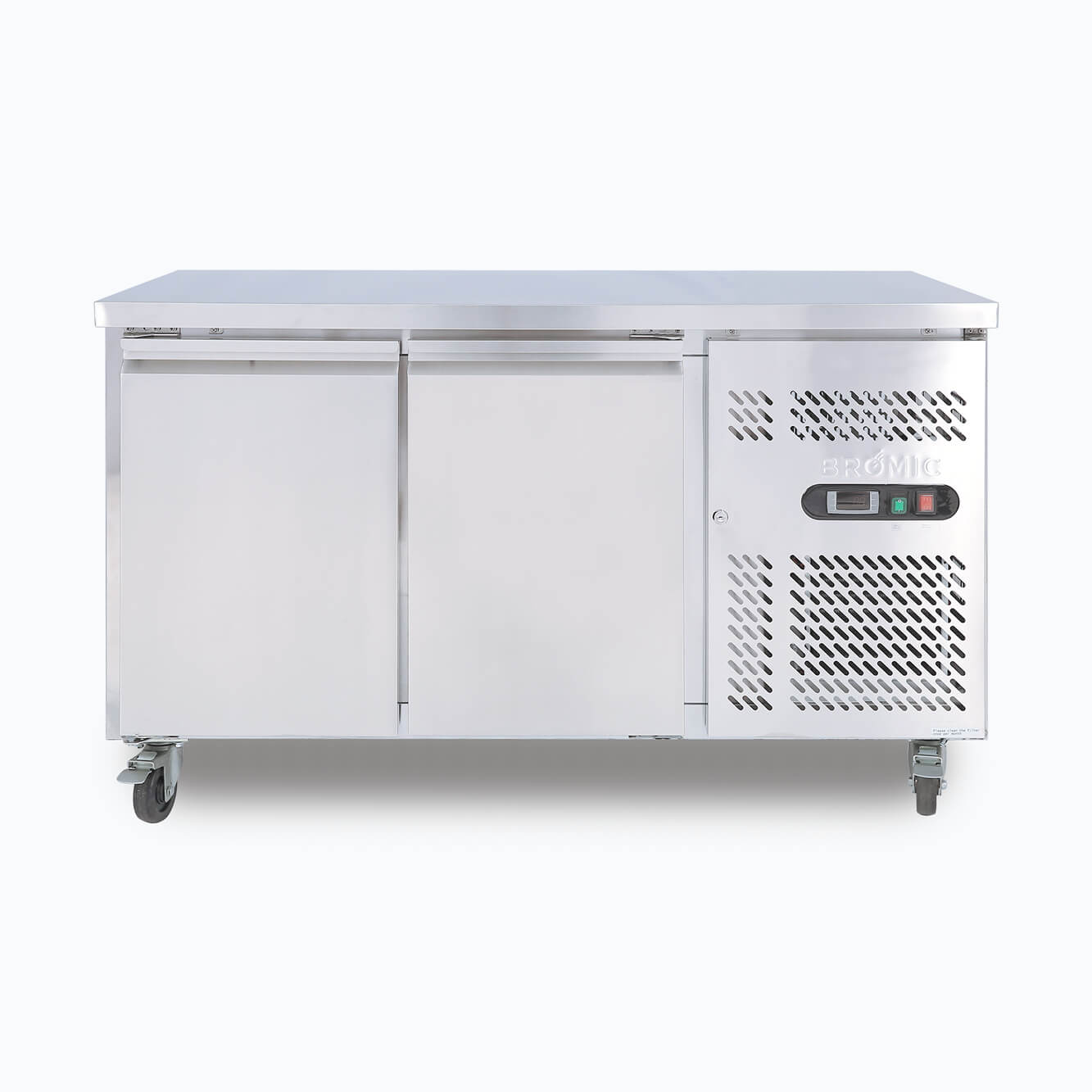 Bromic Under Bench Fridge - 282L - 2 Doors - Stainless Steel UBC1360SD-NR