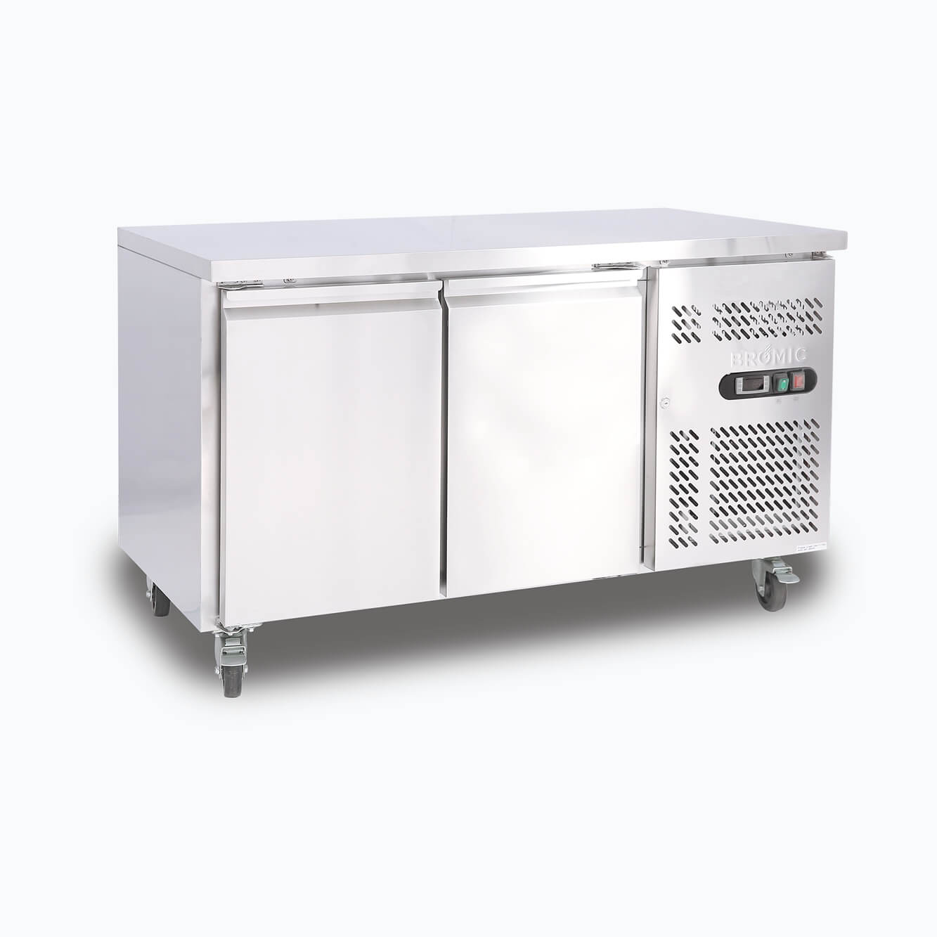 Bromic Under Bench Fridge - 282L - 2 Doors - Stainless Steel UBC1360SD-NR