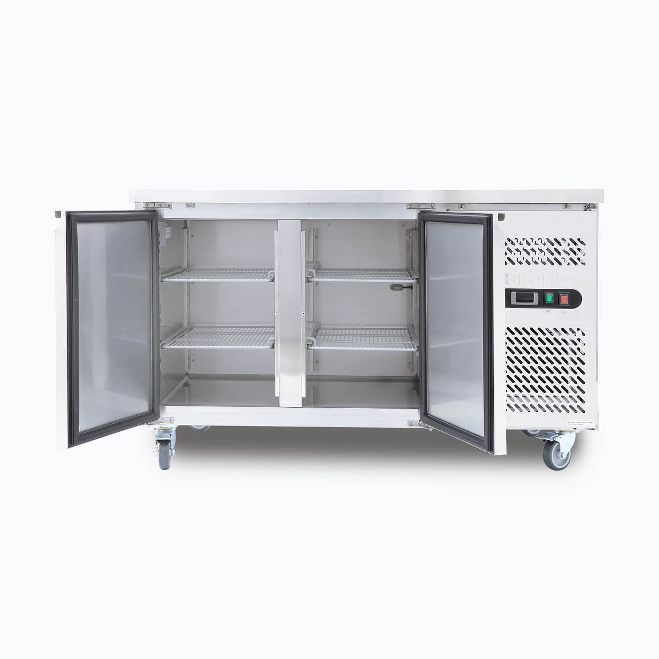 Bromic Under Bench Fridge - 282L - 2 Doors - Stainless Steel UBC1360SD-NR