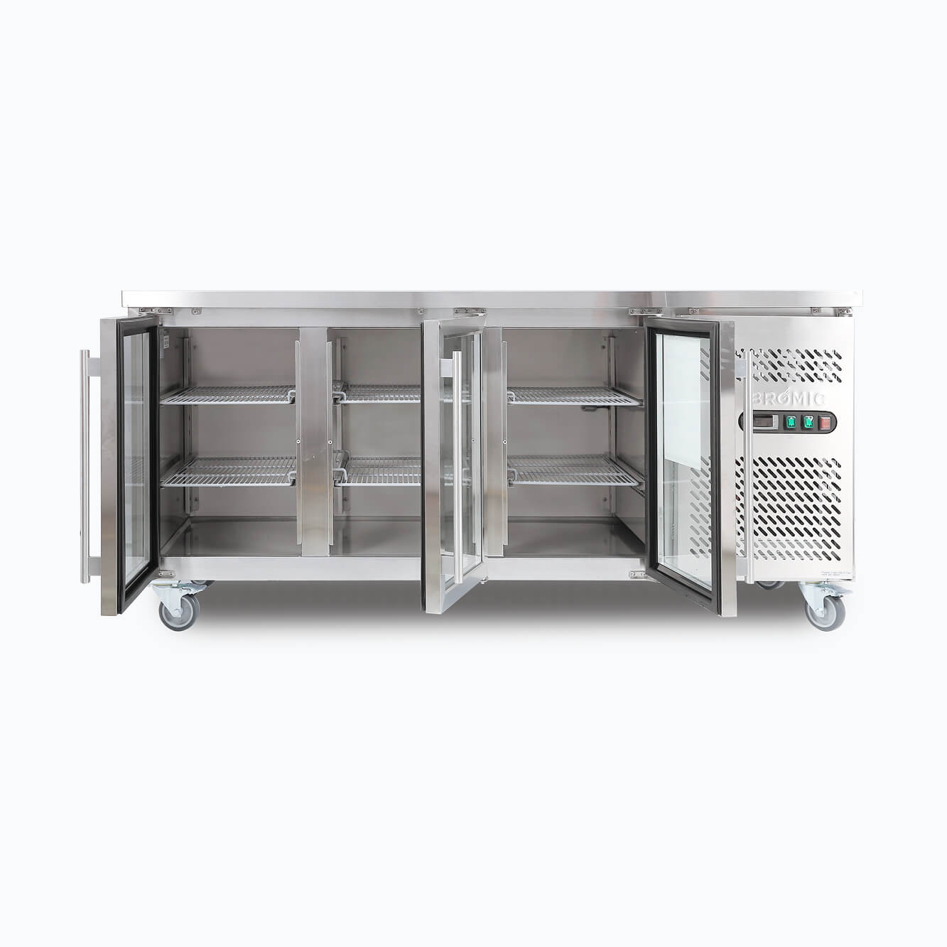 Bromic Under Bench Display Fridge - 417L - 3 Doors - Glass UBC1795GD-NR