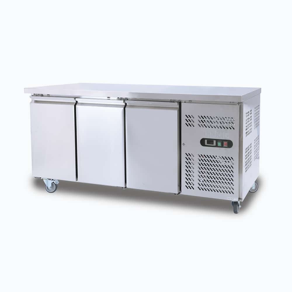 Bromic Under Bench Fridge - 417L - 3 Doors - Stainless Steel UBC1795SD-NR