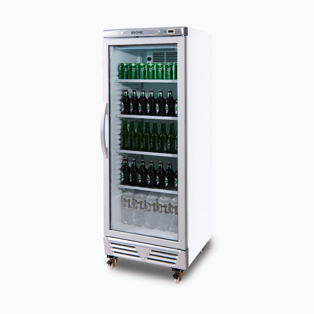 Bromic Upright Display Fridge - 290L - 1 Door - Flat Glass GM0300-NR