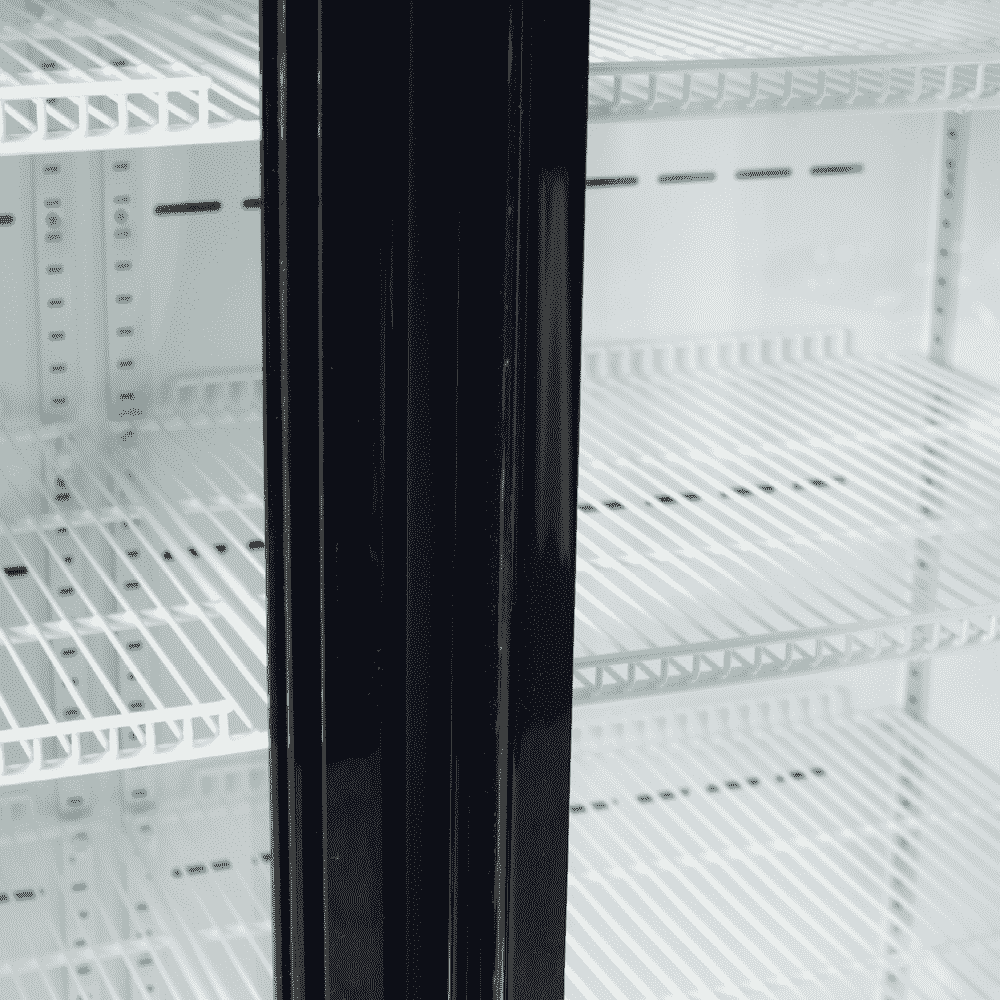 Bromic Upright Display Fridge - 960L - 2 Doors - Flat Glass - Cassette - Black GM1000LBCAS
