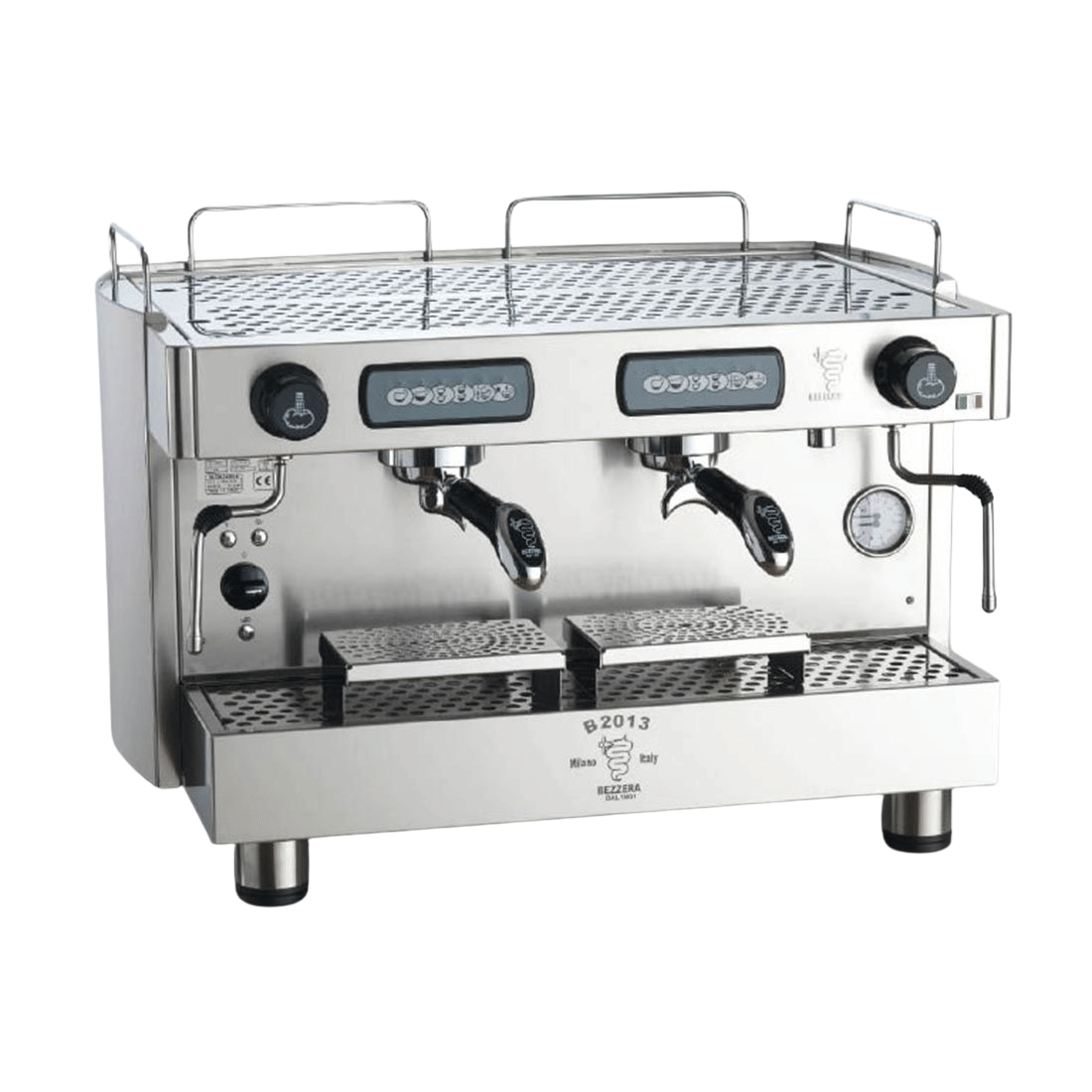 CLEARANCE - Bezzera Traditional 2 Group Espresso Coffee Machine - BZB2013S2E-NSW2013
