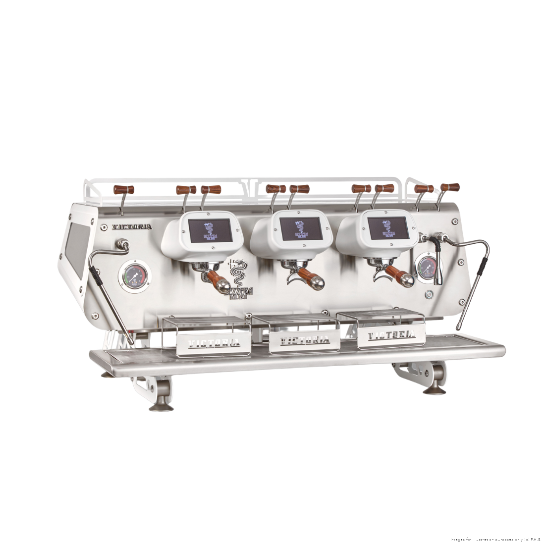 Bezzera Victoria PID 3 Group Espresso Machine White - BZVICTORIAPID3GB