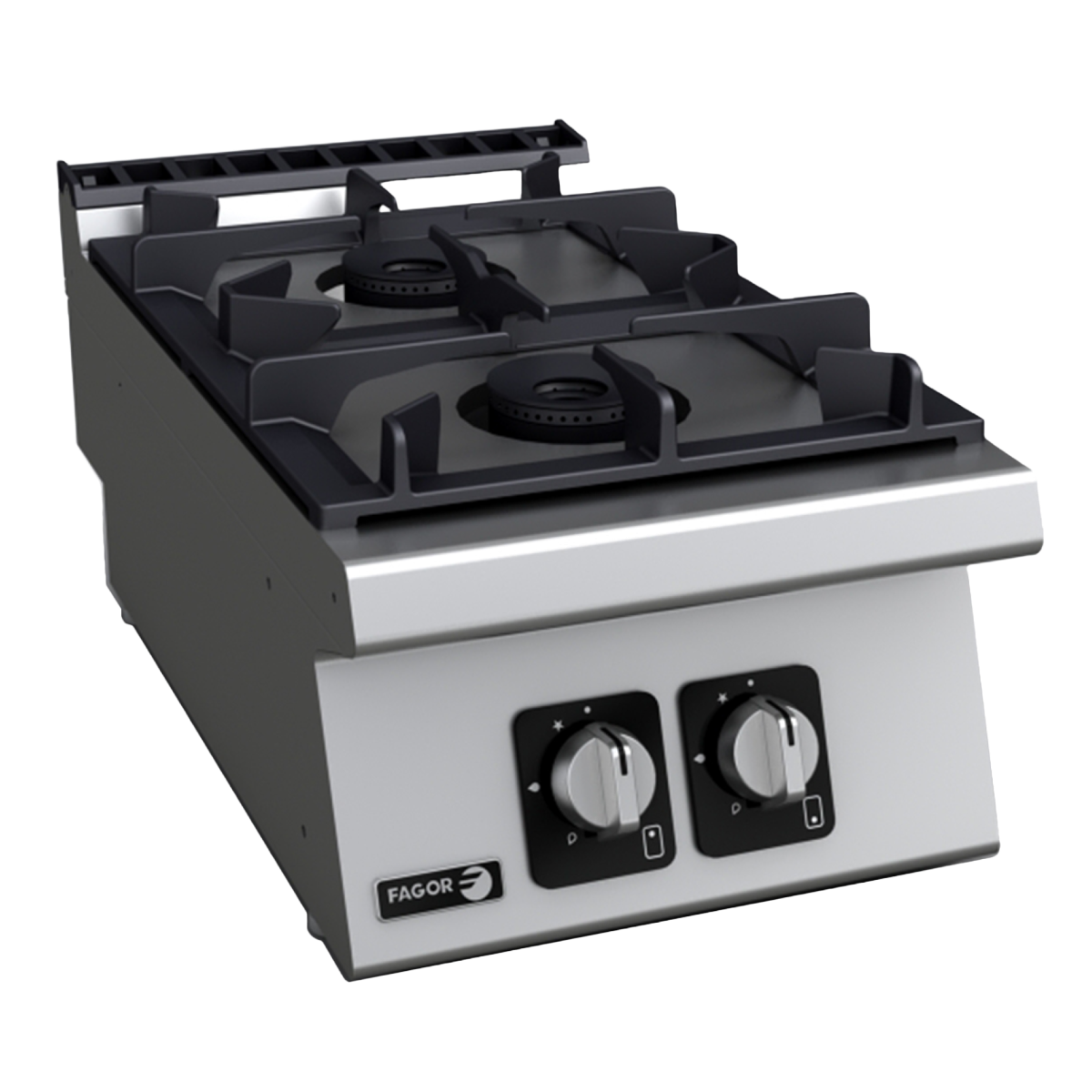 Fagor Kore 700 Series 400mm 2 Burner Gas Cooktop - C-G720H