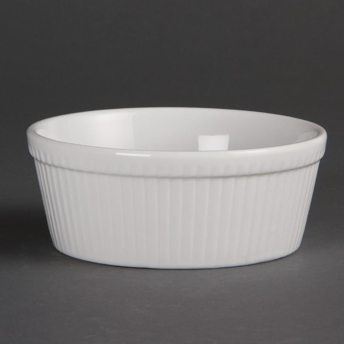 Olympia Whiteware Round Pie Dishes 134mm (6 Pack) - C042