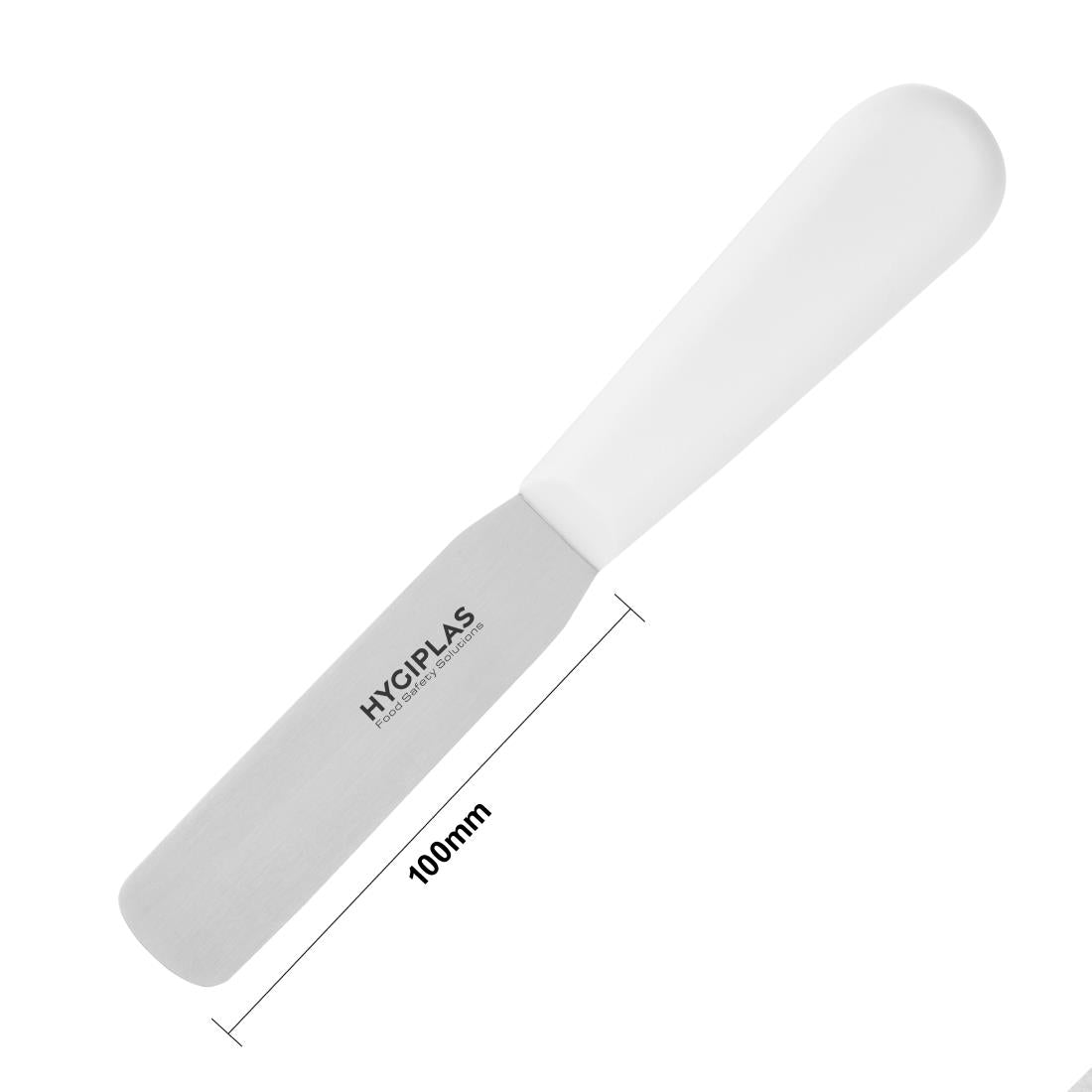 Hygiplas Straight Blade Palette Knife White 100mm - C538