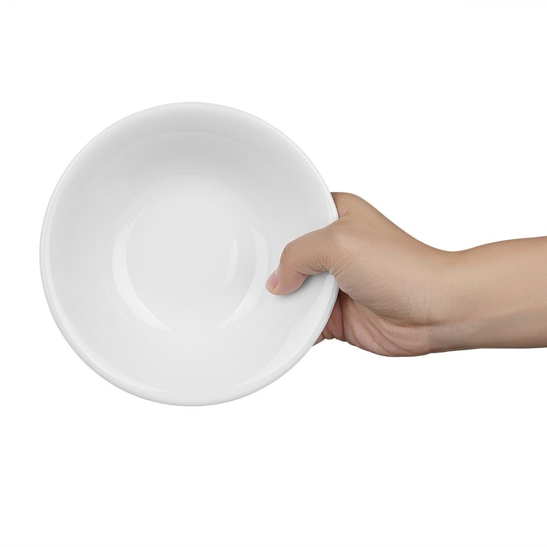 Olympia Whiteware Oatmeal Bowls 150mm 300ml (12 Pack) - CB475