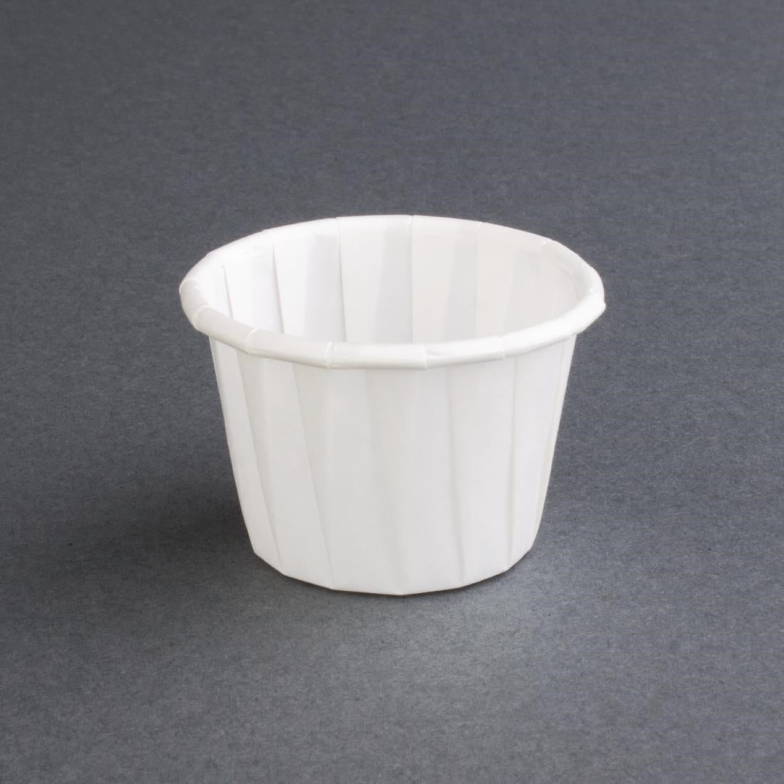 Fiesta Recyclable Paper Sauce Pots Small 28ml (Pack of 250) - CX080