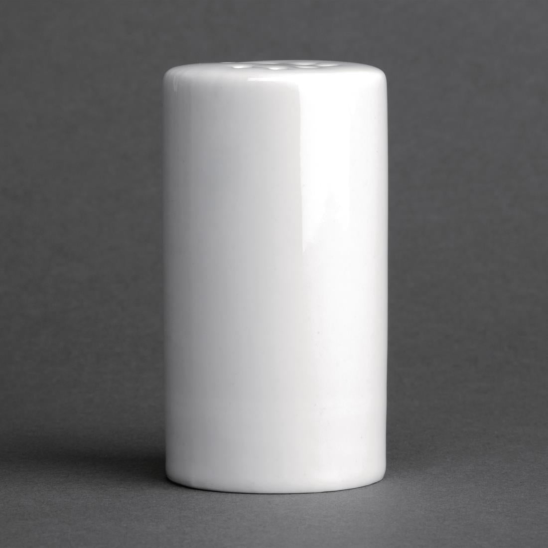 Olympia Whiteware Pepper Shakers 80mm (12 Pack) - CB703