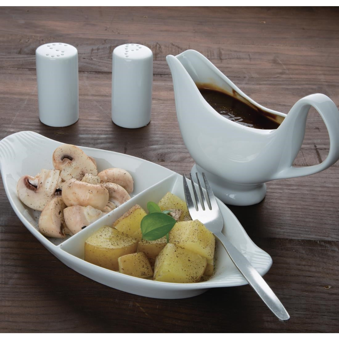 Olympia Whiteware Pepper Shakers 80mm (12 Pack) - CB703