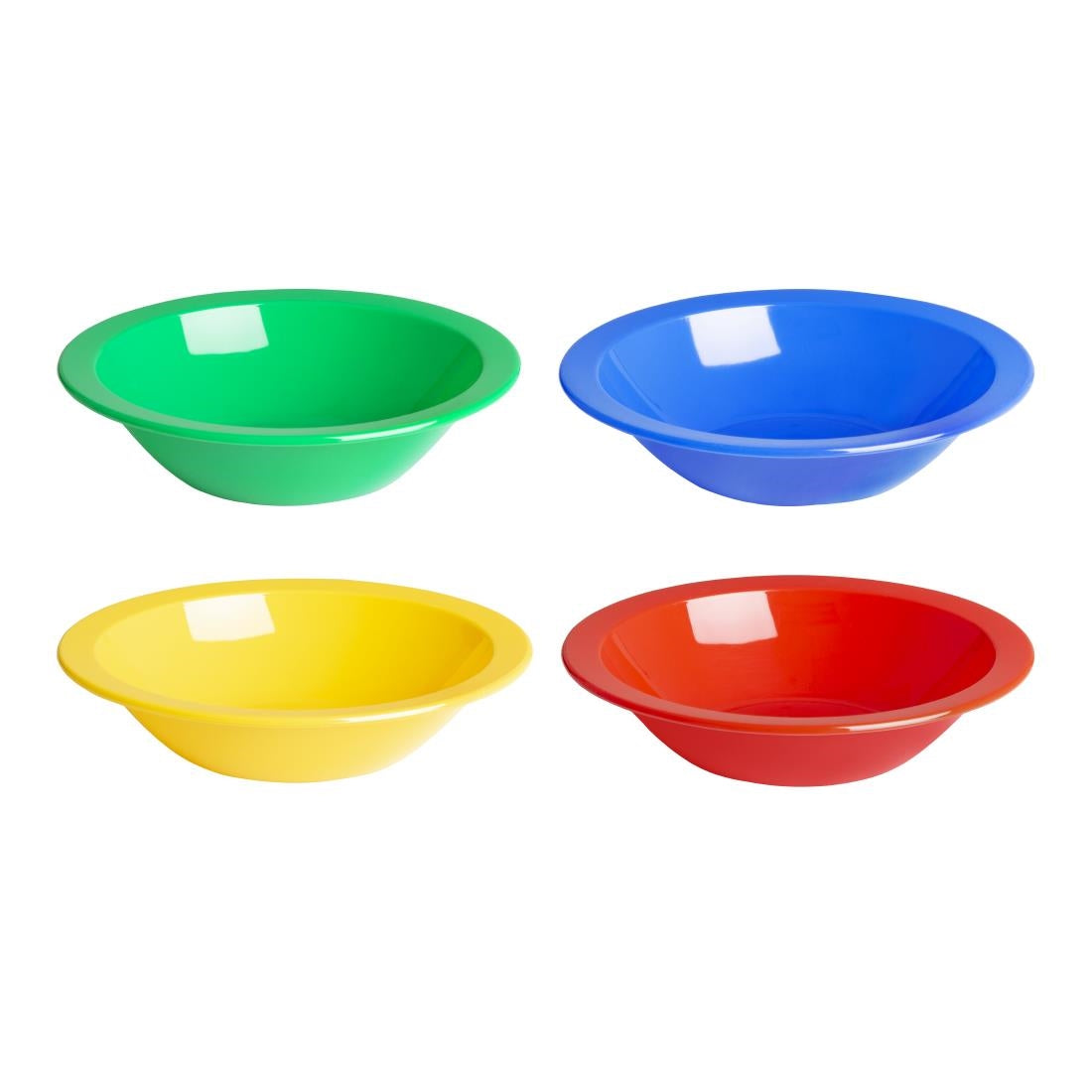 Olympia Kristallon Polypropylene Bowls Blue 174mm (12 Pack) - CB773