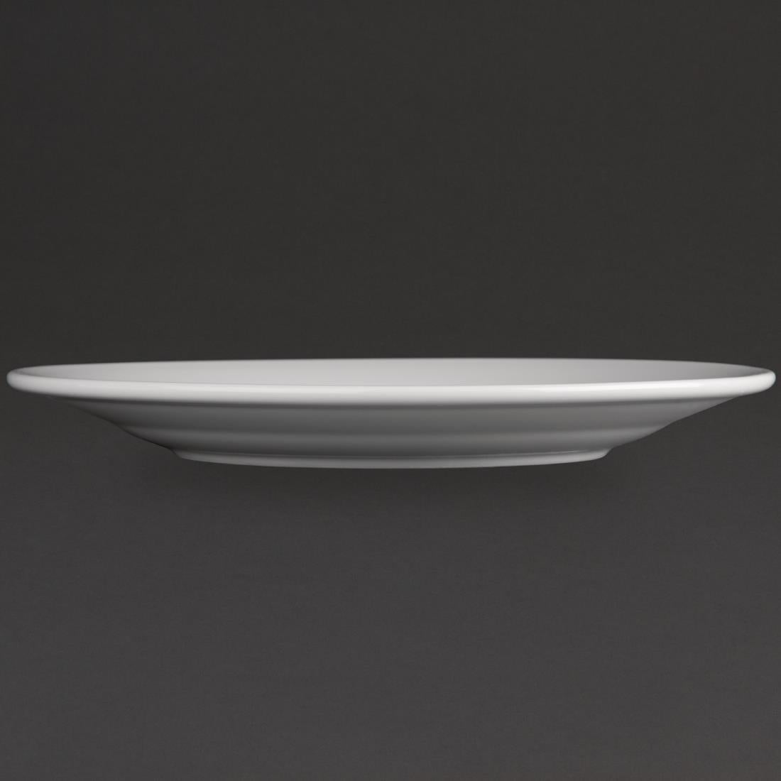 Olympia Athena Wide Rimmed Plates 228mm (Box 12) - CC208