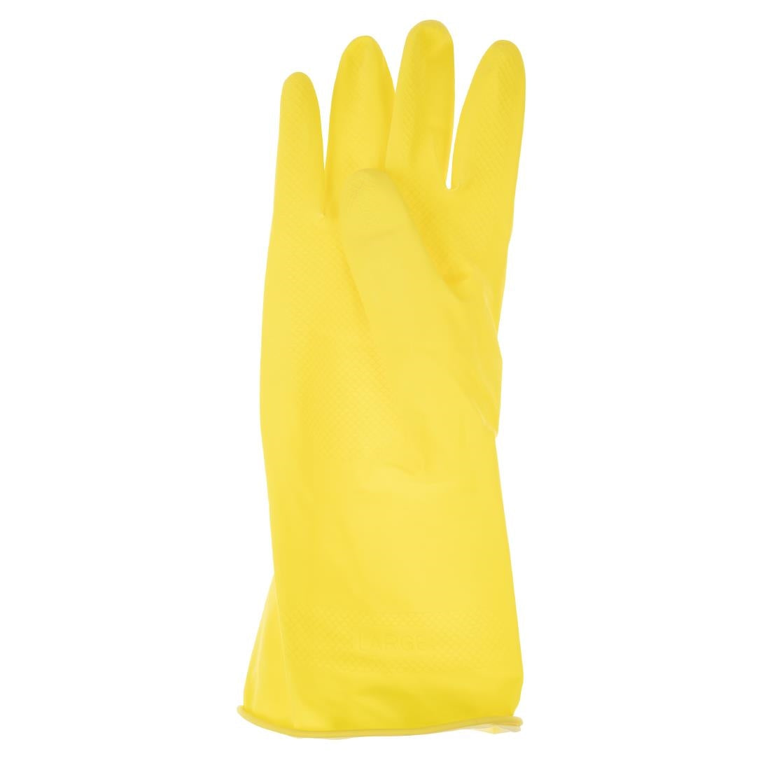 Jantex Household Glove Yellow Large - CD793-L