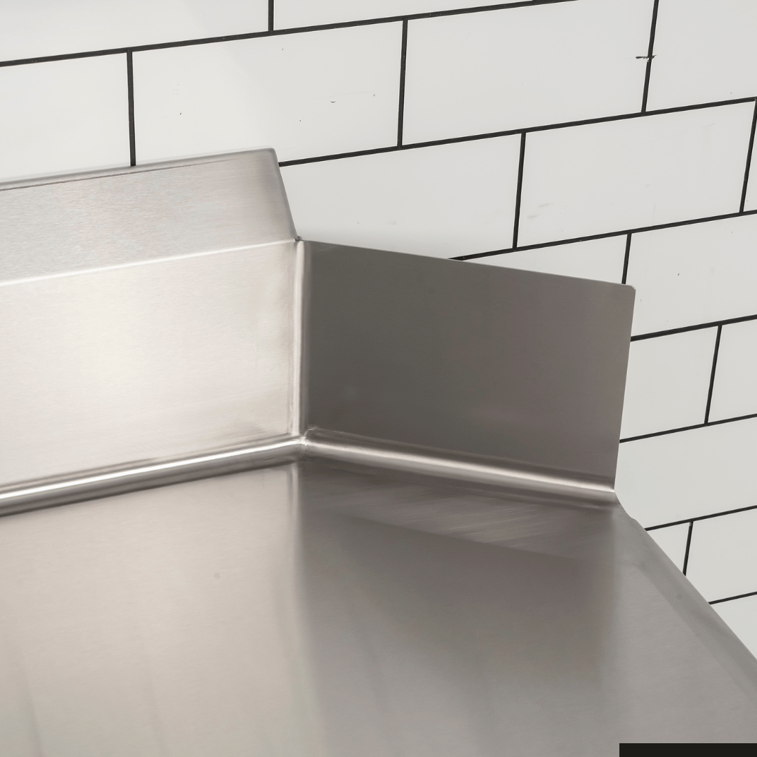 Modular Systems Clean Dish Table With Splashback CDT-1200R