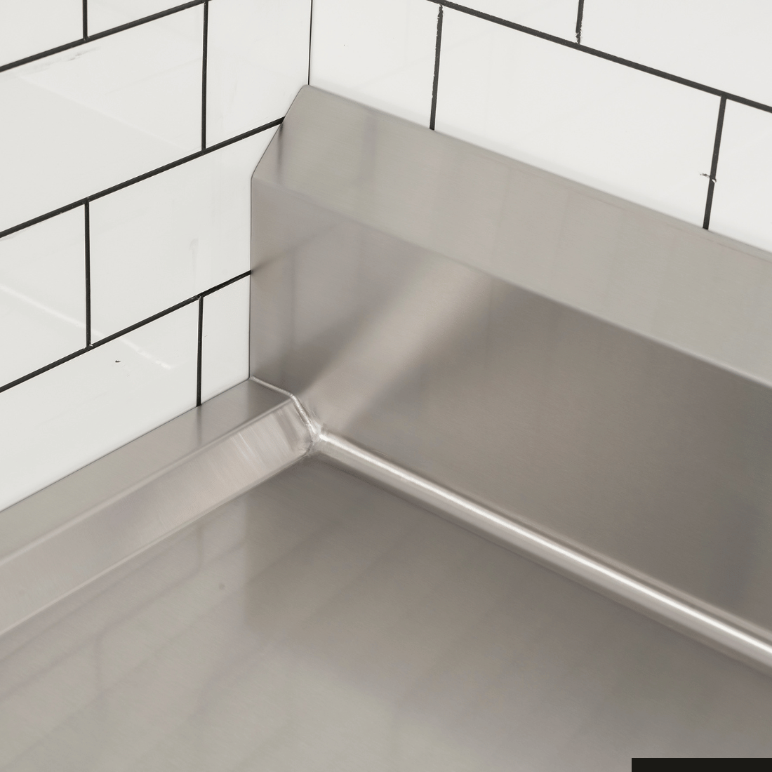 Modular Systems Clean Dish Table With Splashback CDT-600R