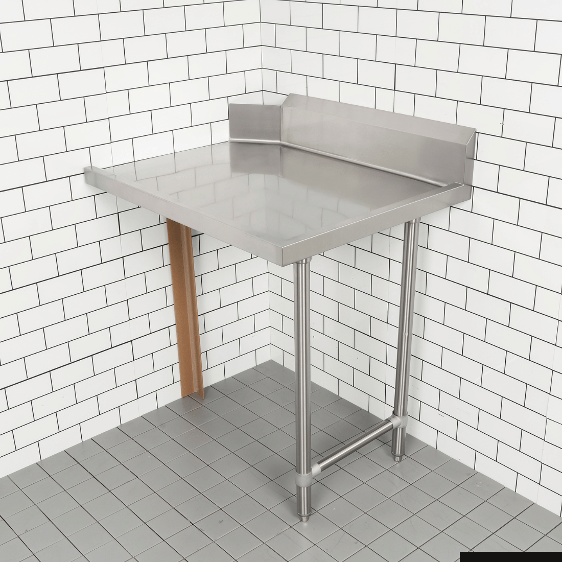 Modular Systems Clean Dish Table With Splashback CDT-600L