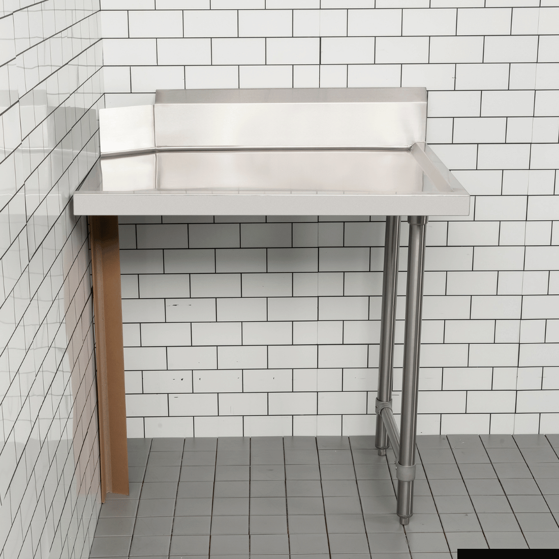 Modular Systems Clean Dish Table With Splashback CDT-1200L